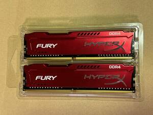 Kingston HYPERX FURY DDR4-2666 (8GB×2枚キット) HX426C16FR2K2/16