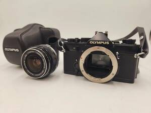 OLYMPUS オリンパス OM-1 フィルム一眼レフカメラ F.ZUIKO 35mm F2.8 レンズ 中古 現状品