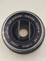 OLYMPUS オリンパス OM-1 フィルム一眼レフカメラ F.ZUIKO 35mm F2.8 レンズ 中古 現状品_画像7