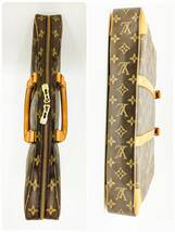 LOUIS VUITTON ルイ・ヴィトン モノグラム ポルト・ドキュマン・ヴォワヤージュ M53361 ビジネスバッグ ブラウン ブリーフケース 箱付き_画像5