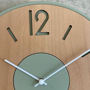 レジン製！Resin round clock/sage green(検索,ミッドセンチュリー,イームズ,ビンテージ,50's,60's,北欧,midcentury,70's,80's,レトロの画像4