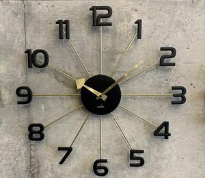 number clock(検索,midcentury,ミッドセンチュリー,イームズ,ビンテージ,50's,60's,スペースエイジ,ジョージネルソン,ハワードミラー