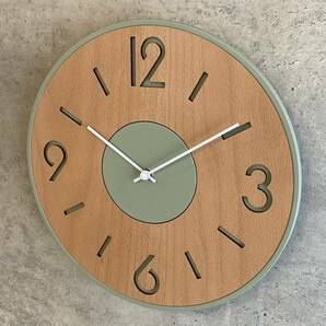 レジン製！Resin round clock/sage green(検索,ミッドセンチュリー,イームズ,ビンテージ,50's,60's,北欧,midcentury,70's,80's,レトロの画像2