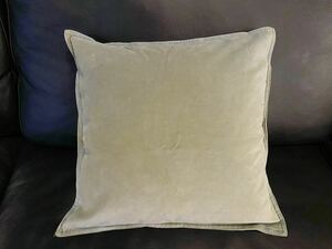 Zara home クッションカバー45×45cm/sage green(検,イームズ,ミッドセンチュリー,midcentury,カッシーナ,B&B,アルフレックス,フランス,