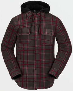 Volcom ボルコム Field Insulated Flannel ジャケット S M L XLサイズ フード パーカ スキー スノボ インナー