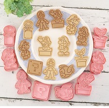 j クッキー型　8個セット　かわいい　クッキー　アニメ　お菓子作り　型抜き　　アイシングクッキー　キャラ弁粘土作り　工作7_画像2
