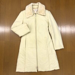 ◆ルーマニア製 MAX&CO. マックス&コー ロング エコダウンコート 38(M相当) アイボリー MaxMara マックスマーラ 国内正規品 レディース