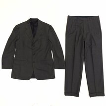 ●美品 Brooks Brothers ブルックスブラザーズ カシミヤ混 ウール スーツ 上下セットアップ 39/33(XL相当) ブラウン ジャケット スラックス_画像1