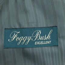 ●Foggy Bush フォギーブッシュ 伊Binicocchi社製生地 高級カシミヤ100% ダブルジャケット 94AB4(M相当) 深緑 ブレザー カシミア 日本製_画像3