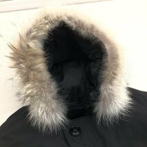 ▼CANADA GOOSE カナダグース 定価22万円 3438JM ジャスパーパーカー ダウンコート M 黒 ブラック アークティックパーカー 定番 正規品_画像4