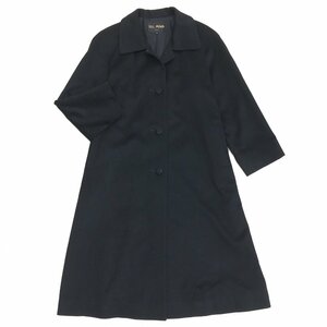 ◆美品 YELL MIWA エールミワ 高級カシミヤ100% ロングコート 9(M) 黒 ブラック ウールコート カシミア 日本製 国内正規品 レディース 婦人