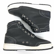 ●Timberland ティンバーランド マージロールトップ 本革 レザー ハイカットスニーカー US4.5(約21.5cm) ドット 水玉柄 ロゴ刻印 女性用_画像6