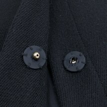 ◆theory luxe セオリーリュクス ウール フーデットコート 38(M) 黒 ブラック ロングコート ローブ 日本製 国内正規品 レディース 女性用_画像5