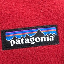 Patagonia パタゴニア シンチラスカーフ フリースマフラー 紺×赤 ネイビー レッド ネックウォーマー アウトドア 防寒 SYNCHILLA SCARF_画像3