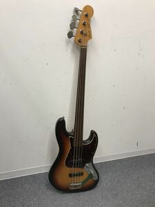 【b2】 Fender Japan JAZZ BASS フェンダージャパン　 エレキベース　フレットレス　JUNK y3770 1493-25