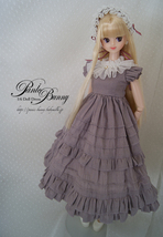 Pb+27cm dress［Ruffle dress-purple］_画像4