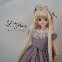 Pb+27cm dress［Ruffle dress-purple］_画像1