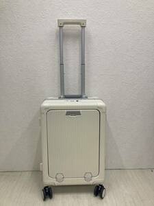 スーツケース USBポート付き キャリーケース キャリーバッグ Sサイズ38L 色: ホワイトGOTOトラベル 旅行 sc912-20-WH TC333