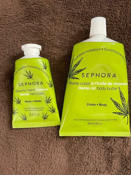 SEPHORA ボディクリーム100ml ハンドクリーム30ml 2個セット