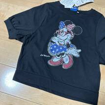 新品ライトオン×ディズニー　ミニーマウス五分袖ドルマンTシャツ110 女の子　カットソー　トップス　子供服　キッズ_画像2