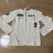 新品JUNKSTOREジャンクストアー　長袖TシャツロンTカットソー140 ブリーズ　カジュアル　アメカジ　子供服　キッズ　定価2415円_画像1