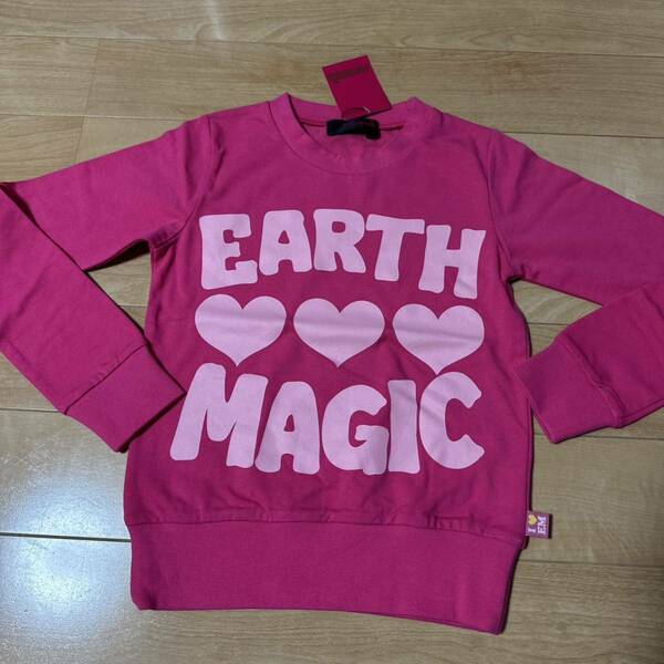 新品タグ付き　EARTHMAGICアースマジック 長袖TシャツロンT140薄手トレーナー　roni JENNI