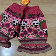 新品MIL DE BERRY ミルデベリーカボチャパンツ3465円120 女の子子供服キッズ　ハーフパンツ リオ横山　カボパン　パンダ　グラグラ_画像2