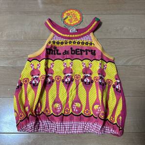 新品MIL DE BERRY ミルデベリー レトロガーリーキャミソール3465円 女の子子供服キッズ リオ横山 グラグラJAM 110