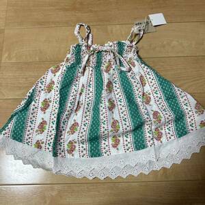  new goods Seraph(se rough ) small floral print camisole tunic & skirt 3way 90 Cami One-piece rug mart girl child clothes Kids baby clothes 