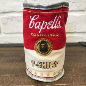 ★激レア★ キャンベル缶 ビーズ クッション a bathing ape BAPE エイプ ベイプ 缶 アンディウォーホル Andy Warhol soup can cushion E