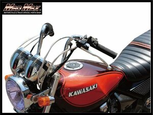 バイク用品 Z-FATHER オリジナル ハンドル タレハン2番シボリ/旧車 アップハンドル アップハン 汎用【送料800円】