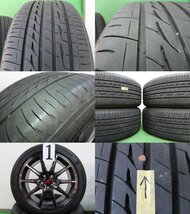 4本 RMP RACING 18インチ 8J +45 114.3 ラジアル ブリヂストン REGNO GR-XⅡ 2020年 225/50R18 C-HR カローラクロス スカイライン ヴェゼル_画像10