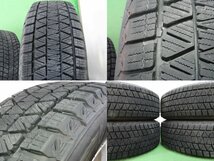 4本 社外 17インチ 7J+48 5H 114.3 スタッドレス ブリヂストン ブリザック DM-V3 2021年 225/65R17 エクストレイル CX-5 CX-8 アウトバック_画像10