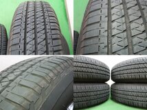 4本 社外 15インチ ホイール 5.5J +5 5H 139.7 ラジアル BRIDGESTONE DUELER H/T 684Ⅱ 2021年 195/80R15 スズキ ジムニーシエラ JB74W_画像10