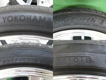 4本 weds レオニス 18インチ ホイール 8J +42 5H PCD 114.3 ラジアル YOKOHAMA BluEarth-A 225/45R18 クラウン アスリート カムリ マークX_画像7