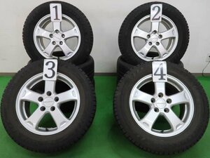 4本 ホンダ 純正 モデューロ 16インチ 6.5J +55 5H PCD 114.3 スタッドレス DUNLOP WINTERMAXX 03 2023年 215/60R16 オデッセイ ヴェゼル