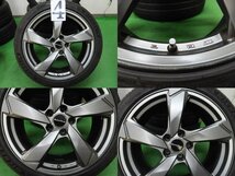 4本 EUROAXIS クロスエッジ 19インチ 8.5J +40 5H 112 ラジアル ミシュラン パイロットスポーツ4 20年 255/40R19 Audi アウディ A6 球面座_画像5