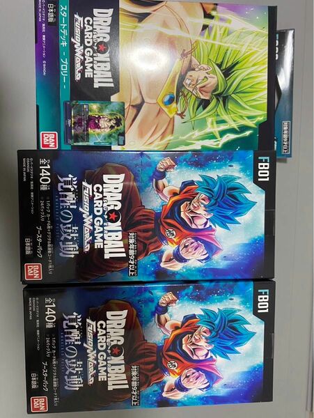 覚醒の鼓動 ドラゴンボール 2BOX ブロリースターターデッキ1BOX