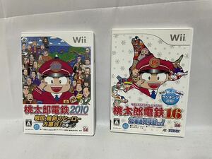 Wii 桃太郎電鉄 2010 維新のヒーロー大集合 16北海道大移動の巻 2点セットゲームソフト 動作未確認