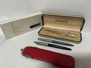 PARKER パーカー ボールペン 3本 まとめ 筆記用具 ジャンク品