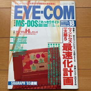 EYE・COM　アイコン　1993年9月15日号　No.18