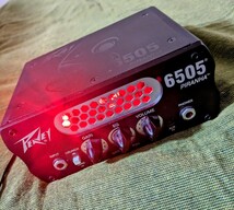 中古● 国内正規品 付属 一式付き● 取説 箱付 ● PEAVEY 6505 PIRANIHA ● ピラニア ● 真空管アンプ ミニアンプヘッド_画像2