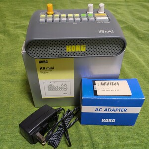 ●中古● KORG KR mini コルグ リズムマシン 箱・専用アダプター付