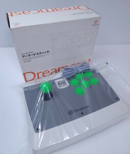 美品/ DC ドリームキャスト アーケードスティック HKT-7300 Dreamcast ドリキャス アーケードコントローラー SEGA 箱付(255)