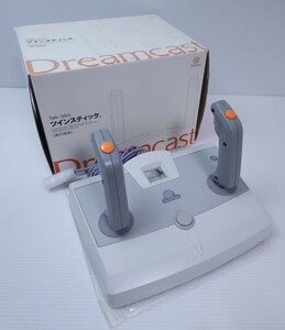 美品 DC ドリームキャスト ツインスティック HKT-7500 周辺機器 ドリキャス Dreamcast セガ SEGA 箱付(253)