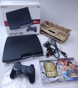  beautiful goods / operation goods SONY Sony PlayStation3 PS3 body CECH-2500A 160GB black PlayStation 3 box attaching set FW4.86 game soft (329)