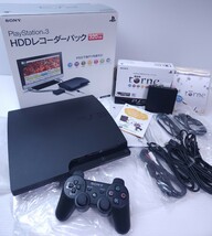 美品/動作品SONY ソニー PlayStation3 PS3本体 CECH-3000B 320GB ブラック プレステ3 ゲーム機 FW4.82 セット(B-9)_画像1