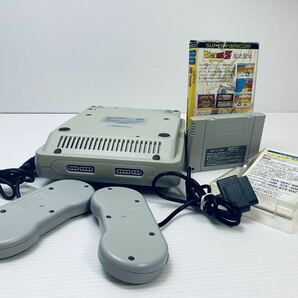 動作品/レトロゲーム 任天堂 Nintendo スーパーファミコン SUPER FAMICOM SHVC-002 コントローラー2個+ゲームソフト(321)の画像3
