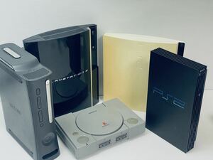 PS3, Ps2, ps1 プレステ3,2,1 Playstation3,2,1 Xbox 360 120gb 本体 CECH-2500,SCPH-10000 ,CECHH-00まとめて 大量 5台 動作未確認 (231)