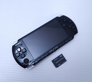 動作品 レトロゲーム ソニー SONY PSP-3000 ソニー PSP-3000 本体 +1GB メモリカード(345)